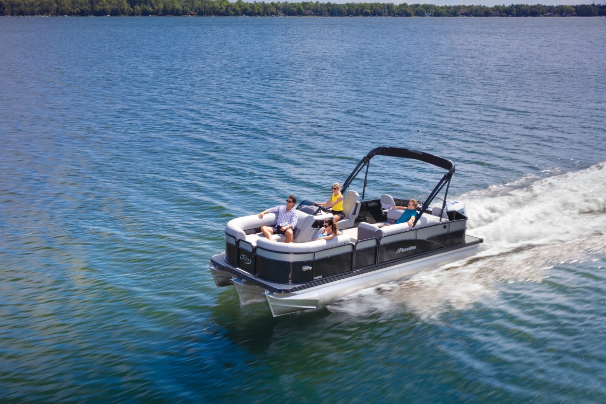 2021 Manitou® Oasis Angler 20' to 22' Fishing Pontoon Boats